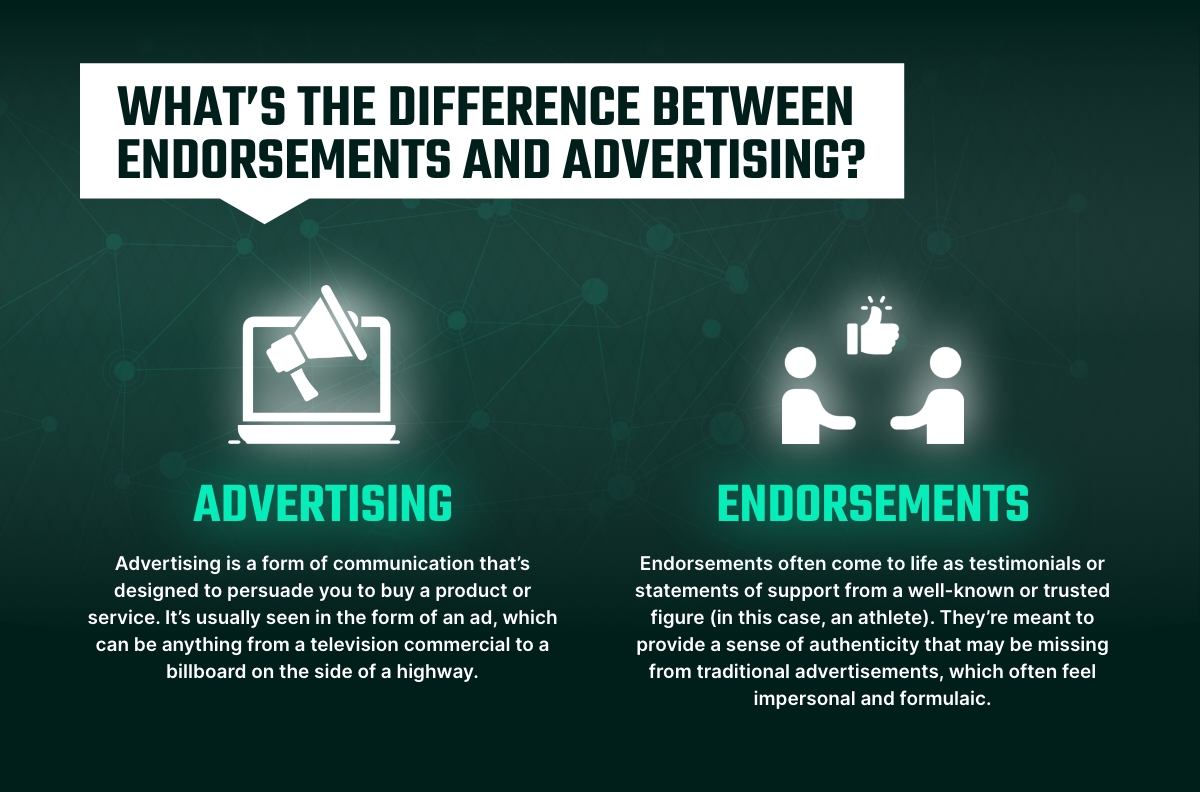 Endorsements vs. Advertisements Icon Source